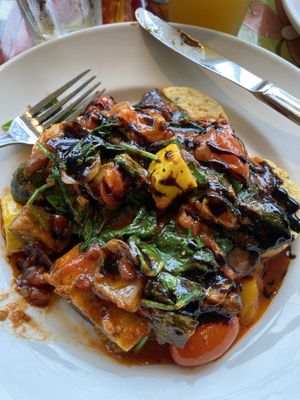 Vegan Sicilian Panelle at Scallions in Saratoga Springs