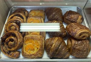 Assorted pastries, including danish and croissants   at Bakers Bench - Pop-up in Los Angeles