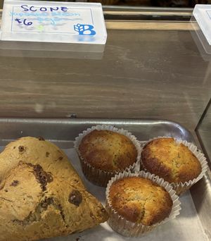 Scones and lemon poppyseed muffins   at Bakers Bench - Pop-up in Los Angeles