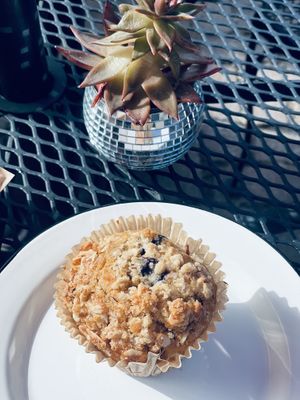 Blueberry streusel muffinns  at Bakers Bench - Pop-up in Los Angeles