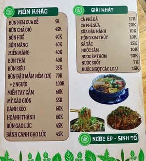 Menu   at Chay 757 in Ho Chi Minh City