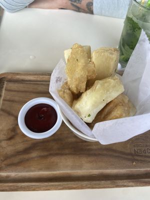 Yuca fries 10/10  at The Open Kitchen - La Fortuna in La Fortuna