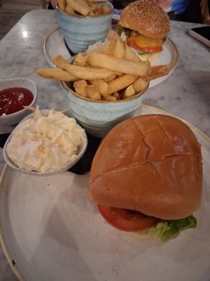 Beyond burger and skin on fries at Leaf Cafe in Liverpool