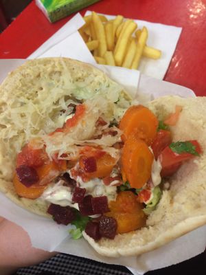 My lunch at Maoz - Xavier Privas in Paris