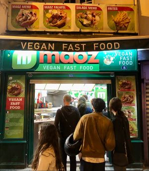 Vegan Fast Food at Maoz!  at Maoz - Xavier Privas in Paris
