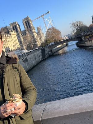 lunch view  at Maoz - Xavier Privas in Paris