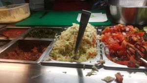 Open bar salads at Maoz - Xavier Privas in Paris