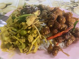 Ginger and Turmeric with some Extras  at Trang City Hall Vegetarian Food in Trang