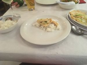 Braised tofu with garlic and ginger- delish at Yuet Ben in Liverpool