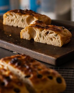 Sourdough Focaccia  at Sahyadrica  in Pune
