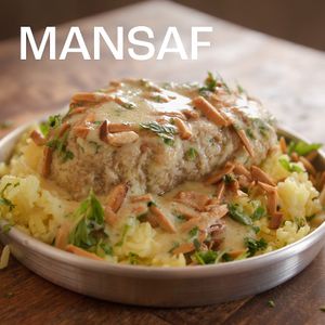 Yes vegan Mansaf  at haveitvegan in Amman