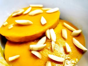 Vegan Mango pudding at Torus Vegan Home Made Food Service in Dhaka