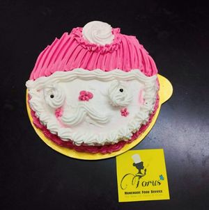 Customized Vegan Santa Cake at Torus Vegan Home Made Food Service in Dhaka