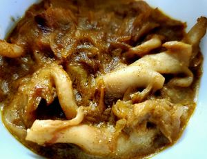 Delicious Oyster Mashroom Curry at Torus Vegan Home Made Food Service in Dhaka