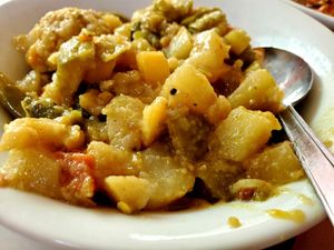 Pachforon mixed vegetables 😋 at Torus Vegan Home Made Food Service in Dhaka