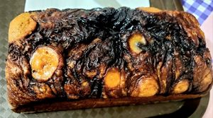 Banana lava Cake at Torus Vegan Home Made Food Service in Dhaka