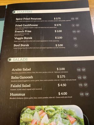 Menu   at The Tajine in Siem Reap