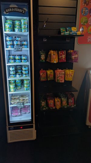 Sweets and Ice cream - some non-vegan ice creams at moviESCAPE in Stockport