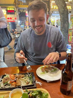   at Hoang's Restaurant Vietnamese Cuisine in Hanoi