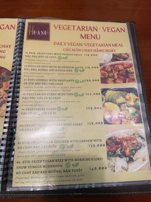   at Hoang's Restaurant Vietnamese Cuisine in Hanoi