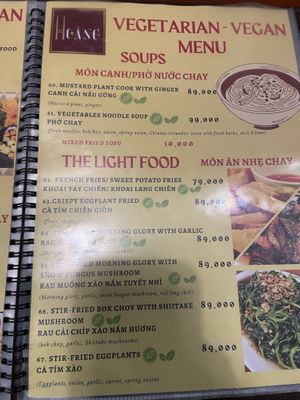   at Hoang's Restaurant Vietnamese Cuisine in Hanoi