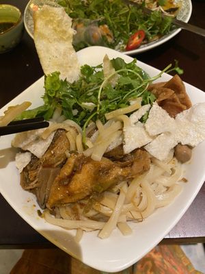 Cao Lau!  at V Vegan in Hoi An