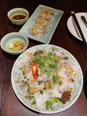 Rice paper pancake   at V Vegan in Hoi An