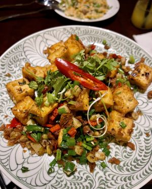Crispy tofu with salt and pepper   at V Vegan in Hoi An