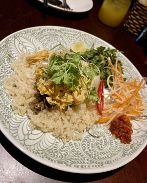 Vegetarian chicken rice (it’s actually vegan)  at V Vegan in Hoi An
