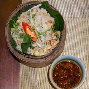 Lotus Seed Fried Rice at V Vegan in Hoi An