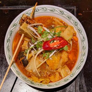 Spicy Rice Noodles at V Vegan in Hoi An