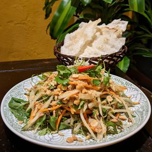 Vegan 'Chicken Thigh' Salad at V Vegan in Hoi An