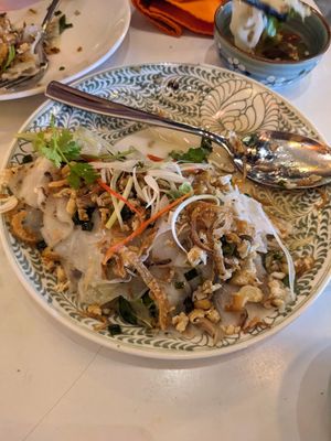 Steamed pancake at V Vegan in Hoi An