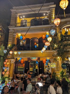 Front of the building at V Vegan in Hoi An