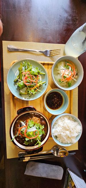 Wow, What delicious food at Vegan café & Restaurant. at V Vegan in Hoi An