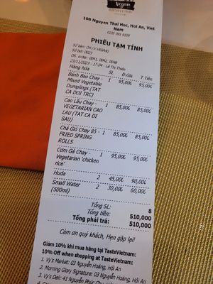  at V Vegan in Hoi An