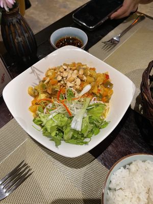 Bun noodle ratatouille   at V Vegan in Hoi An