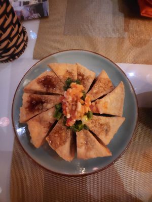 Spicy tofu at V Vegan in Hoi An