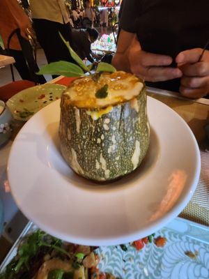 Pumpkin coconut curry at V Vegan in Hoi An