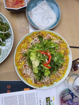 Pancakes at V Vegan in Hoi An