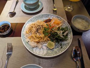 Chicken rice at V Vegan in Hoi An