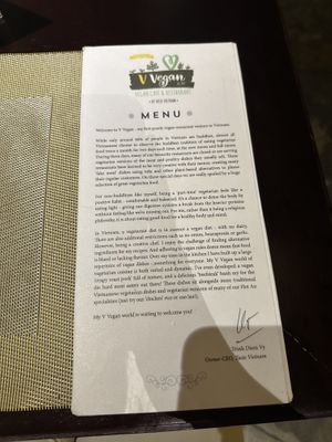   at V Vegan in Hoi An