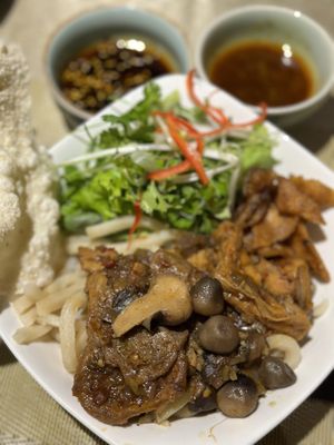 Cao Lau   at V Vegan in Hoi An