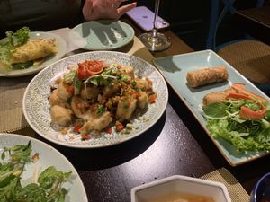 Salt and pepper tofu  at V Vegan in Hoi An