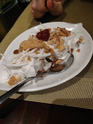 Coconut banana ice cream at V Vegan in Hoi An