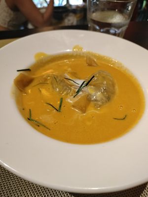 Wonton (2 in coco broth) at V Vegan in Hoi An