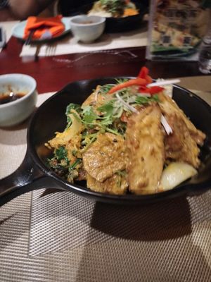 Braised tofu steak at V Vegan in Hoi An