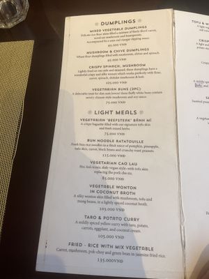   at V Vegan in Hoi An