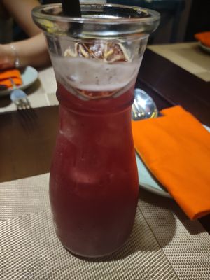 Blueberry tea. Good. Raspberry tea is better at V Vegan in Hoi An