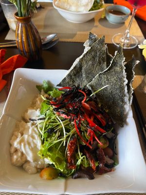 Silken Tofu & Mushroom Salad at V Vegan in Hoi An